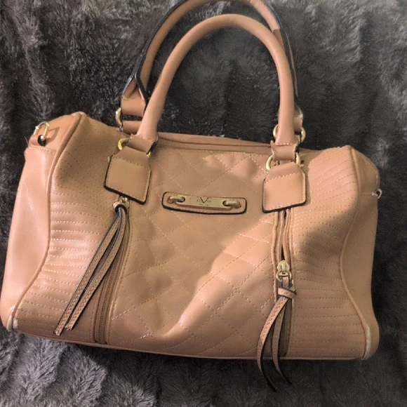 Versace | Bags | Versace Tan Satchel Bag With Tassel Accents  display picture 3